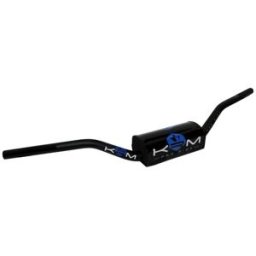Guidon noir / bleu KRM Pro Ride Ø 28,6 avec mousse