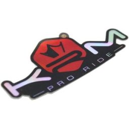 Autocollant KRM Pro Ride holographique rouge