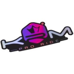 Autocollant KRM Pro Ride violet holographique