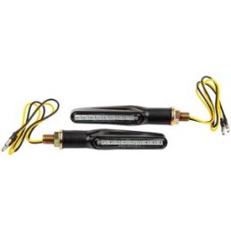 1Tek Tuning Paire de clignotants à leds séquentiel noir