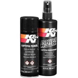 K & N Kit nettoyant et huile filtre à air K&N