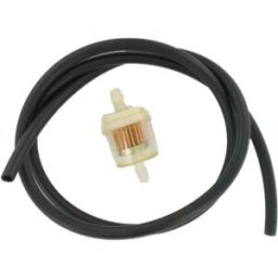 1Tek Origine Filtre à essence cylindrique papier Ø6 avec durite noire 5x8 1m