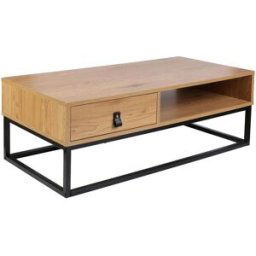 3S. x Home Table basse industrielle Bois et Métal SALMA unisex