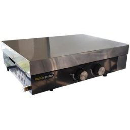 Cook'In Garden Plancha gaz à poser FINESTA 2 Brûleurs avec capot unisex