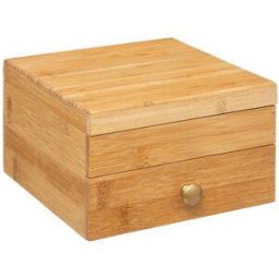 3S. x Home Boîte à Bijoux Bambou Carré unisex