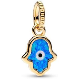 Pandora Charm Pendant Main de Fatma Bleu Opalescent female