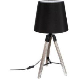 3S. x Home Lampe en bois à trépied noir unisex