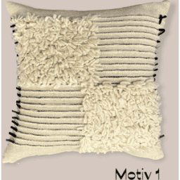 Pxwp Coussin KESH noir/blanc - Motiv 1