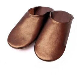 Pxwp Chaussons dames de luxe - bronze - 41