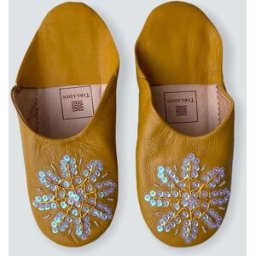 Pxwp Chaussons femme - jaune moutardeà sequins - 38