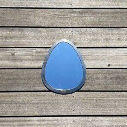 Pxwp Oeuf ovale miroir - argent - M