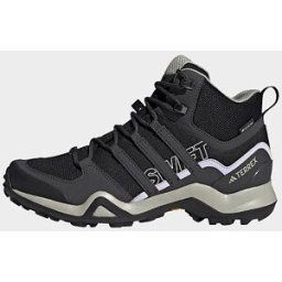 JD Sports adidas Chaussure de randonnée Terrex Swift R2 mi-montante GORE-TEX - Core Black / Dgh Solid Grey / Purple Tint, Core Black / Dgh Solid Grey / Purple Tint