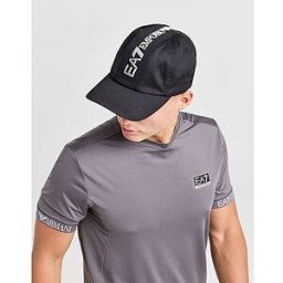 JD Sports EA7 Emporio Armani Casquette Train Logo Tape - Black, Black