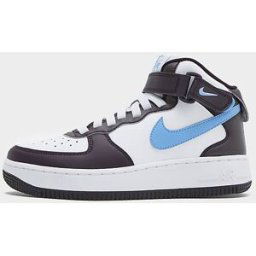 JD Sports Nike Air Force 1 Mid Junior - Burgundy Ash/White/Royal Pulse, Burgundy Ash/White/Royal Pulse