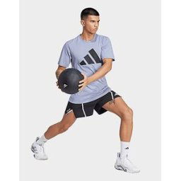 JD Sports adidas T-shirt de training avec logo Train Essentials Feelready - Silver Violet / Black, Silver Violet / Black