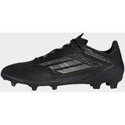 JD Sports adidas Chaussure F50 League terrain souple / multi-surfaces - Core Black / Iron Metallic / Gold Metallic, Core Black / Iron Metallic / Gold Metallic