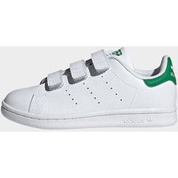 JD Sports adidas Chaussure Stan Smith fermeture confortable Enfants - Cloud White / Cloud White / Green, Cloud White / Cloud White / Green
