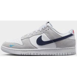 JD Sports Nike Dunk Low Homme - Football Grey/White/Bright Crimson/Midnight Navy, Football Grey/White/Bright Crimson/Midnight Navy