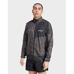 JD Sports adidas Terrex Coupe-vent Terrex Trail Running - Charcoal / Black, Charcoal / Black