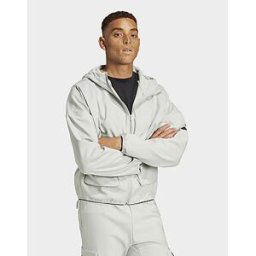 JD Sports adidas Veste à capuche entièrement zippée City Escape Premium - Wonder Silver, Wonder Silver