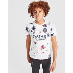 JD Sports Nike Maillot d'avant-match Paris Saint Germain Junior - White/Midnight Navy/Midnight Navy, White/Midnight Navy/Midnight Navy