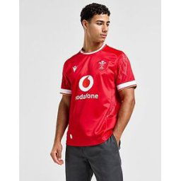 JD Sports Macron Maillot Domicile Pays de Galles Rugby 2024/25 Homme - Red, Red