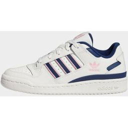 JD Sports adidas Chaussure Forum Low CL - Cloud White / Dark Blue / Bliss Pink, Cloud White / Dark Blue / Bliss Pink