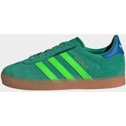 JD Sports adidas Chaussure lacets élastiques Gazelle Comfort Closure Enfants - Semi Court Green / Solar Green / Blue Bird, Semi Court Green / Solar Green / Blue Bird