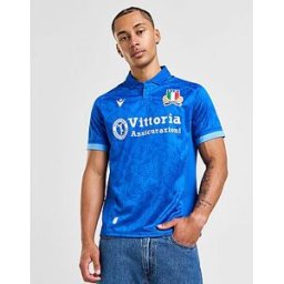 JD Sports Macron Maillot Domicile Italie Rugby 2024 Homme - Blue, Blue