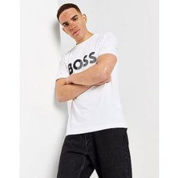 JD Sports BOSS T-shirt Split Homme - White, White