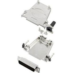 TRU COMPONENTS TCDTZF25HDP44K 7708476 Kit embase SUB-D mâle 180 ° Nombre de pôles: 44 fût à souder 1 pc(s)