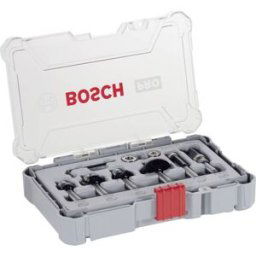 SET de fraises à bords et à bords, tige de 8 mm, 6 pièces Bosch Accessories 2607017469