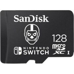 SanDisk microSDXC Extr 128GB (U3/UHS-I/CL.10/R100/W60) Fortnite, Skull Trooper Carte microSDXC 128 GB UHS-I