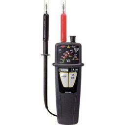 Testeur de tension à 2 pôles Chauvin Arnoux C.A 742 IP2X CAT IV 600 V Acoustique, Bargraphe, LED