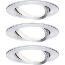 Paulmann 93451 Nova Spot encastrable jeu de 3 LED LED 18 W Aluminium (tourné)