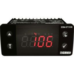 Emko ESM-3711-HN.8.10.0.1/00.00/1.0.0.0 2 points de réglage Régulateur de température K 0 à 999 °C Relais 16 A (L x l x H) 65 x 76 x 35 mm