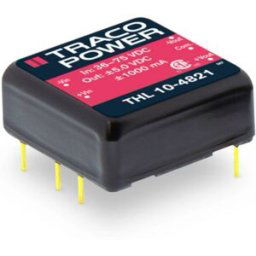 TracoPower THL 10-1221 Convertisseur CC/CC pour circuits imprimés 12 V/DC 5 V/DC, -5 V/DC 1 A 10 W Nbr. de sorties: 2 x Contenu 1 pc(s)