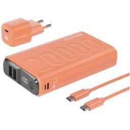 RealPower PB-20000 Power Pack Powerbank (batterie supplémentaire) 20000 mAh Li-Ion USB, USB-C® orange