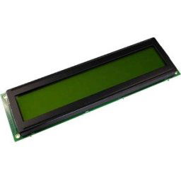 Display Elektronik Écran LCD jaune-vert (l x H x P) 146 x 43 x 11.1 mm