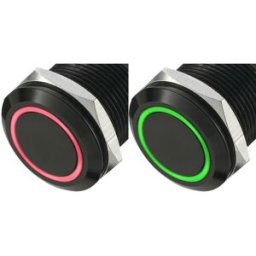 Bouton-poussoir antivandalisme TRU COMPONENTS LAS1-AGQ-11E/R-G 702477 250 V/AC 5 A 1 x Off/(On) à rappel 1 pc(s)