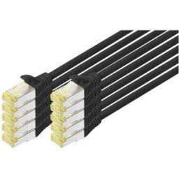 Digitus DK-1644-A-020-BL-10 RJ45 Câble réseau, câble patch CAT 6a S/FTP 2.00 m noir 1 pc(s)