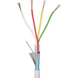 ELAN 70I138 Câble dalarme LiYY 4 x 0.22 mm² blanc 10 m