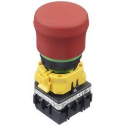 Idec LBW6L-M1T64Y LBW6L-M1T64Y Bouton-poussoir lumineux à rappel 250 V, 125 V, 30 V 5 A 2 x Off/(On) à rappel (Ø) 22 mm IP65 1 pc(s)