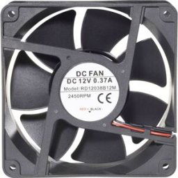Ventilateur axial TRU COMPONENTS RD12038B12L1 1565000 12 V/DC 111 m³/h (L x l x H) 120 x 120 x 38 mm 1 pc(s)