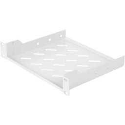 Digitus DN-10-TRAY-2 10 pouces Plaque de sol avec fentes daération, perforé adapté à une baie de profondeur: à partir de 300 mm gris clair (RAL 7035)