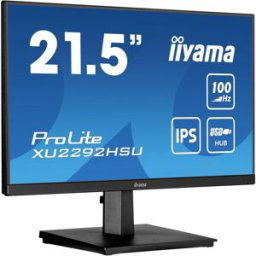 Moniteur LCD Iiyama ProLite XU2292HSU-B6 CEE E (A - G) 54.6 cm 21.5 pouces 1920 x 1080 pixels 16:9 0.4 ms HDMI™, DisplayPort, casque (jack 3,5 mm), USB 3.1