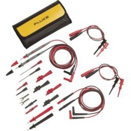 Set de cordons de mesure de sécurité Fluke TL81A Banane mâle 4 mm 1.00 m noir, rouge 1 set