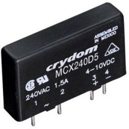 Crydom Relais à semi-conducteurs MCX480D5 5 A Tension de contact (max.): 660 V/AC à commutation au zéro de tension 1 pc(s)