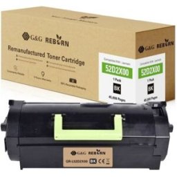 G&G; Toner remplace Lexmark 522X compatible noir 45000 pages Reborn remanufactured 21310