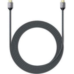 Câble de raccordement Satechi HDMI Fiche mâle HDMI-A 2 m gris ST-8KHC2MM 8K UHD Câble HDMI